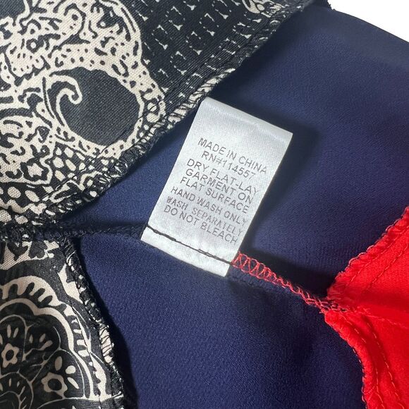 Etiquette Boutique Red and Black Maxi Halter Dress Size Medium NWT - Picture 11 of 11